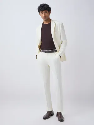 Off-White Slim-Tapered Fit Mid-Rise Trousers