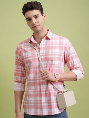Men's Checkered Slim Fit