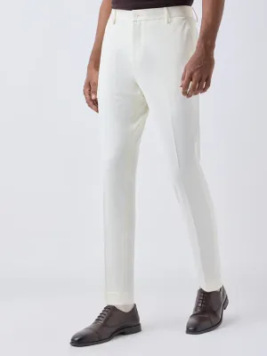 Off-White Slim-Tapered Fit Mid-Rise Trousers