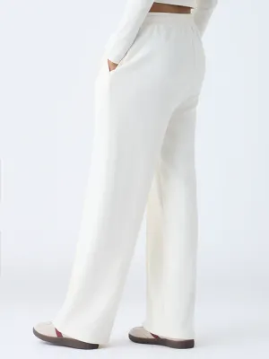 Off-White Slim-Tapered Fit Mid-Rise Trousers