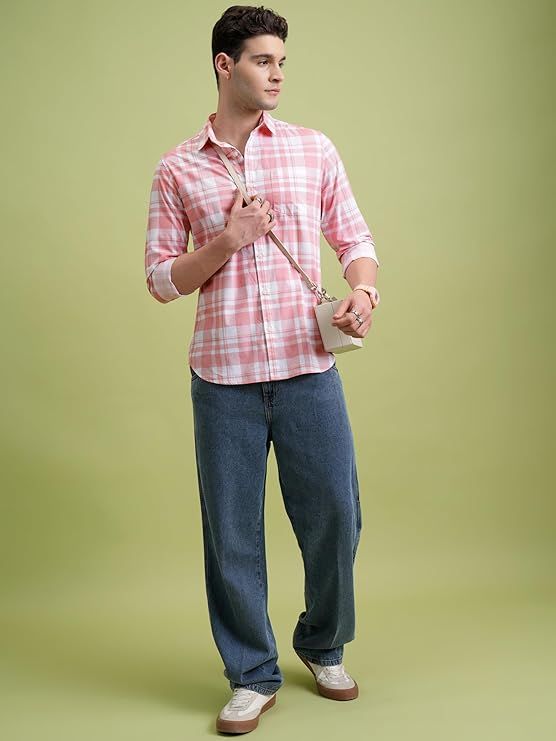 Product Men's Checkered Slim Fit Image